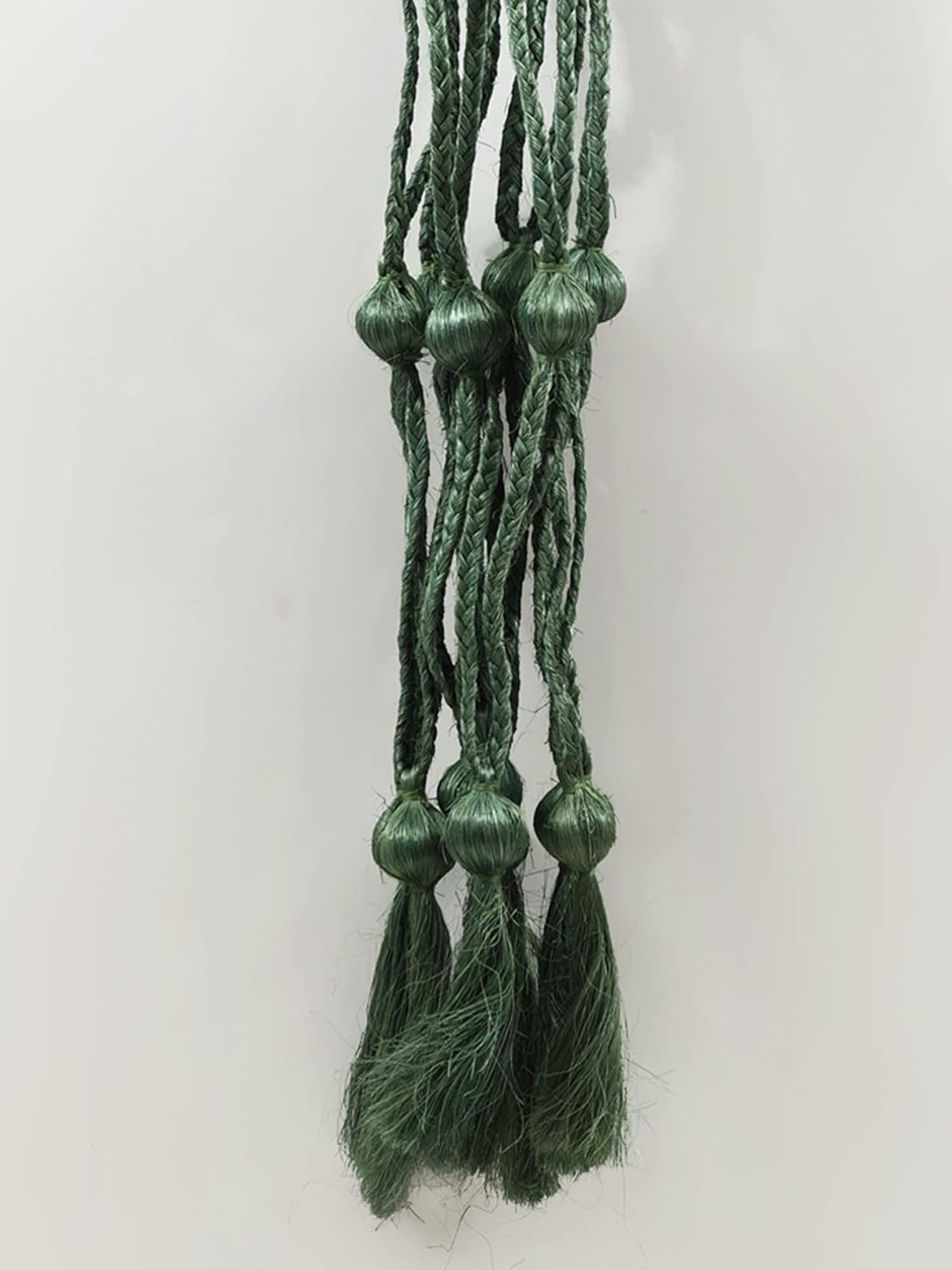 Exotic India 31" Fiber Pot Hanger (Vanishing Art) - Fiber - Color Gree