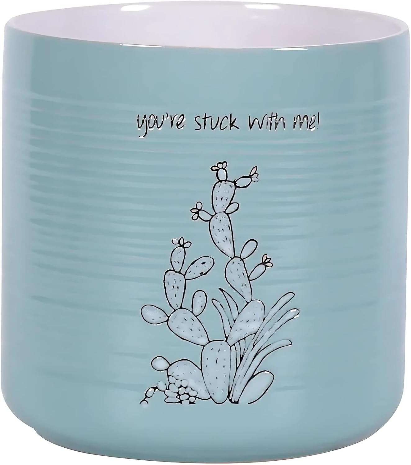 Sanora Cactus 6.5'' Flower Pot, Multi Color