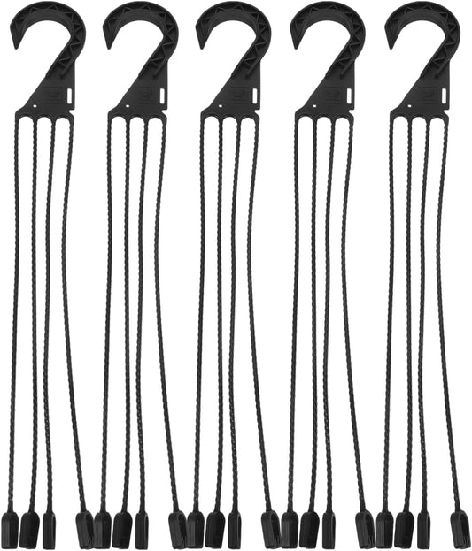 BESPORTBLE Plastic Hanging Basket Hooks: 5Pcs Plastic Chain Flower Pot Hangers, Hanging Flower Plant Pot Hanger for Planters Bird Feeders Lanterns Outdoor