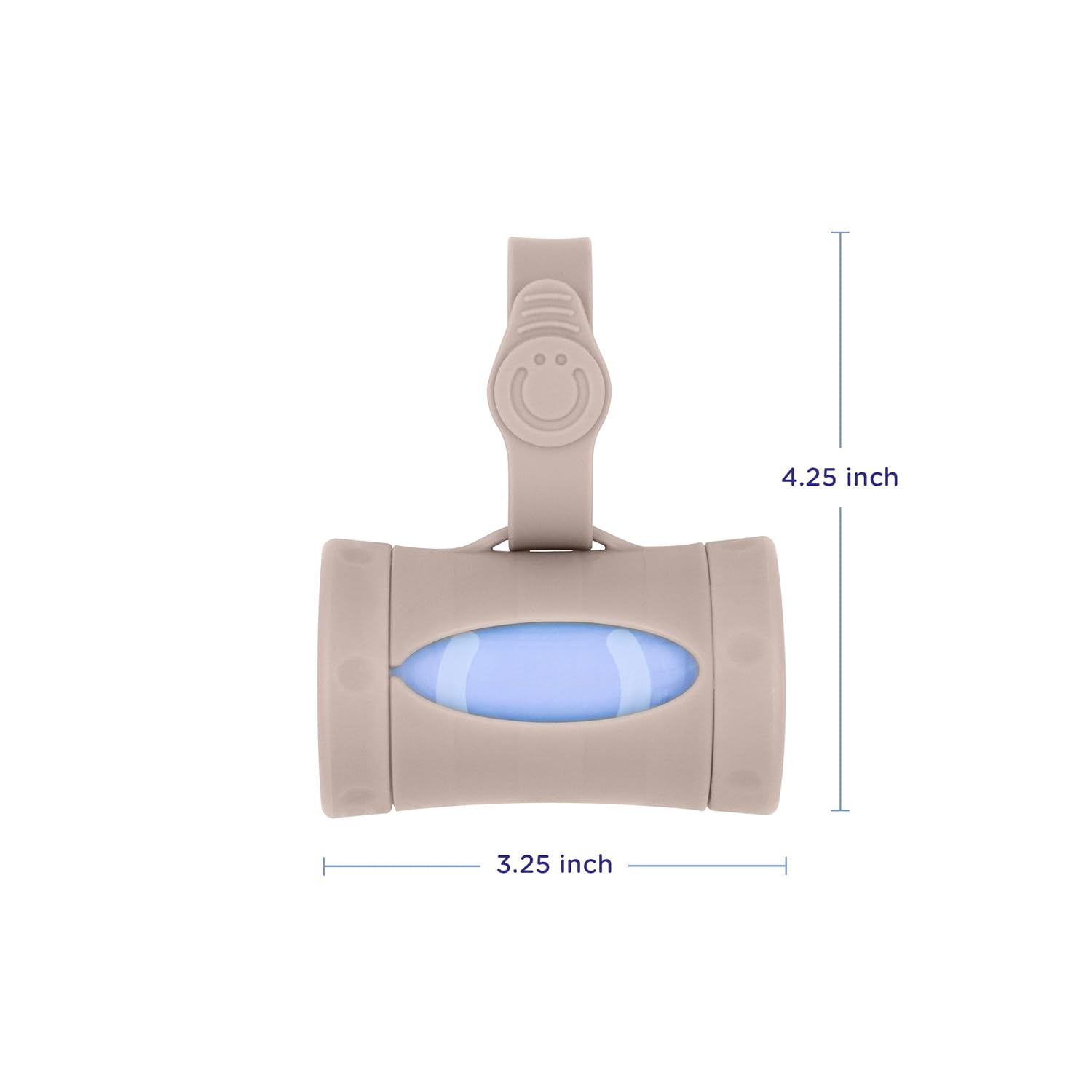 Ubbi Retractable On-the-Go Bag Dispenser for Baby Travel, Diaper Bag A