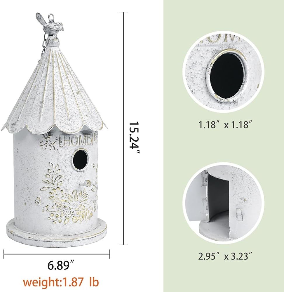 Metal Hanging Birdhouses for Outdoors Bird Houses for Outside Unique B