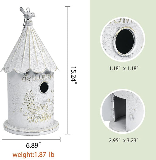 Metal Hanging Birdhouses for Outdoors Bird Houses for Outside Unique B