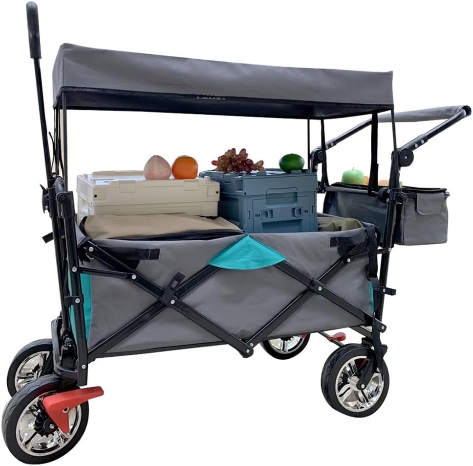 HBJWOV Folding Outdoor Utility Crow Garden Portable Crow Shopping Beach Camping Sports Drart