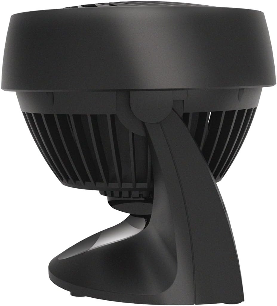 Vornado 133 Small Room Air Circulator Fan, 2 Speeds, Adjustable Head, Table Fan for Desk, Nightstand, Black