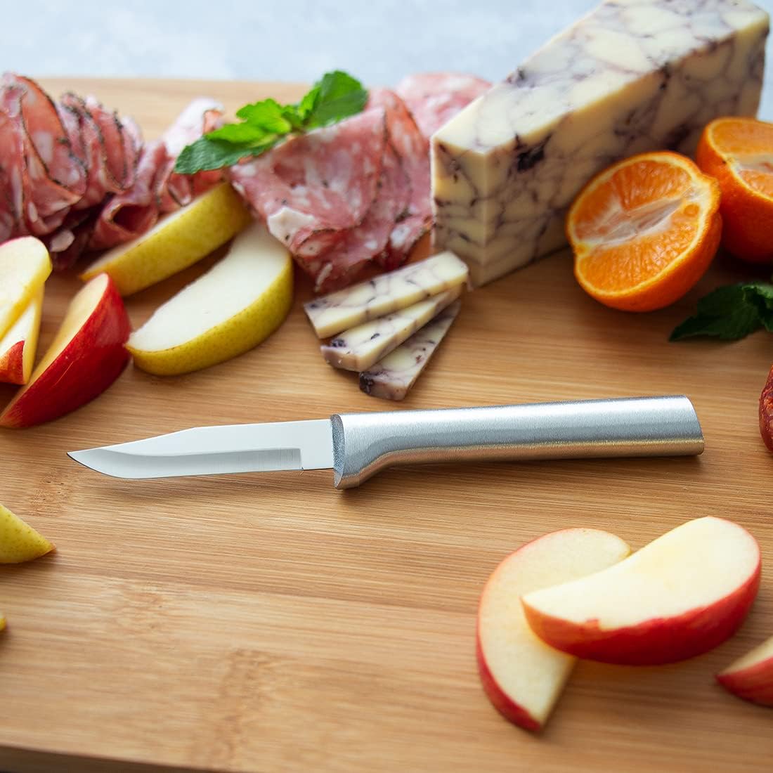 Rada Cutlery Peeling Paring Knife (R102), 2.5" Stainless Steel Blade, 