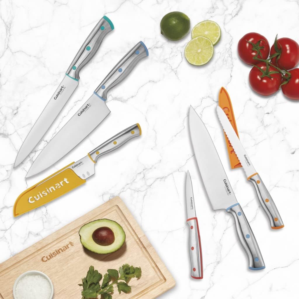 Cuisinart C77CR-10P 10pc Stainless Steel ColorCore™ Color Rivet Set wi