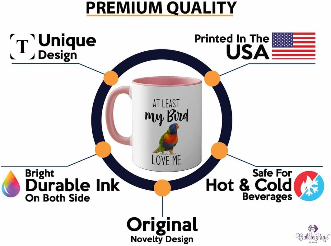 Bird Lover Two Tone Pink Edition 11oz - Bird Loves me - Hummingbird Ne