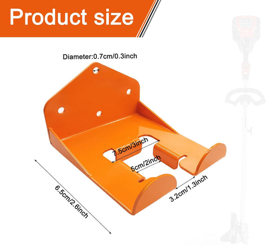 Heavy Duty Garage Organizer Wall Hanger - Garden Tool Rack for Grass Trimmer, Hedge Trimmer, Pole Saw Trimmer, bolwer,Garage Tools, 1 Pack