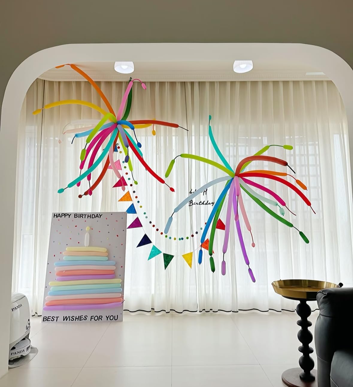 260 Balloons - Clear Long Balloons for Tying Balloon Arch | 100Pcs Skinny Stretchy Tie Balloons for Animal Making, Twisting, Attaching & Long Balloon Tying
