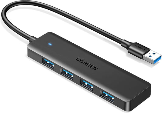 UGREEN USB 3.0 Hub, 4 Ports USB A Splitter Ultra-Slim USB Expander for