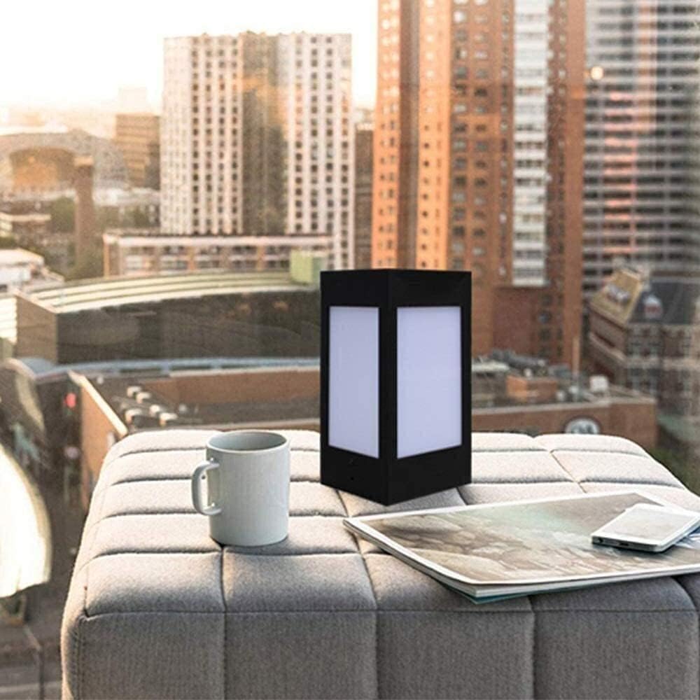 Outdoor Wall Lights Led Solar Pillar Light European Style Waterproof Post Courtyard Garden Lawn Floor Lamp Gate Balcony Fence Modern Square Stigma Streetlight Ip6
