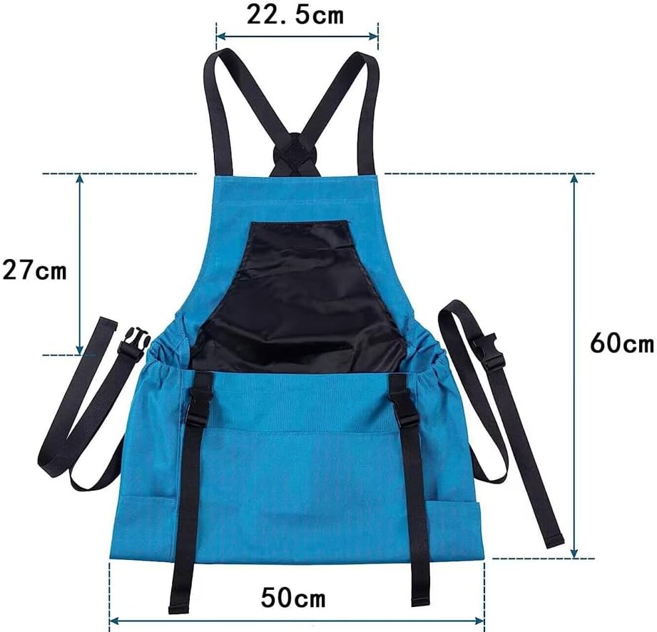 VZA Quick-Unload Harvesting Apron,Gardening for Fruit Picking, Farm Work, Adjustable Water-Resistant with Quick-Release Buckle