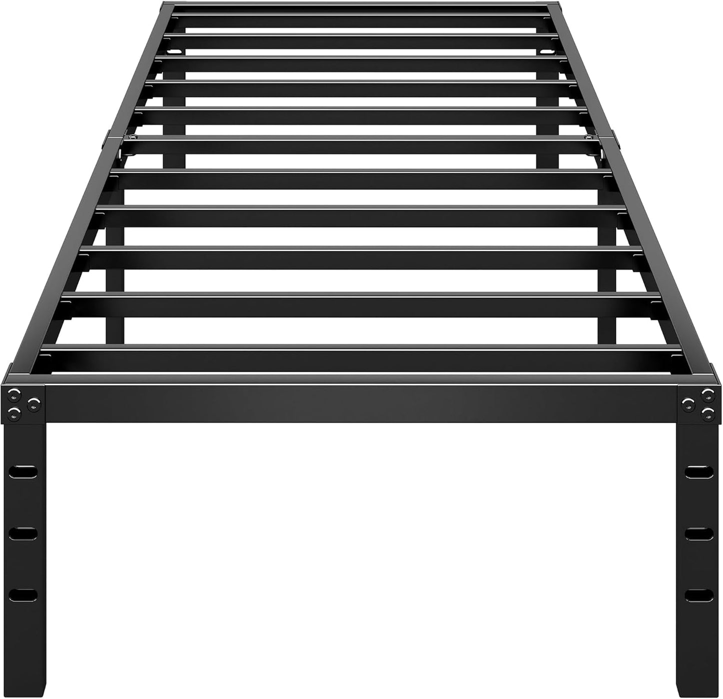 Metal Platform Bed Frame 14 Inch Tall,No Box Spring Needed,Twin Size B