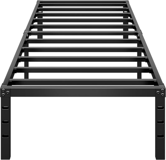 Metal Platform Bed Frame 14 Inch Tall,No Box Spring Needed,Twin Size B