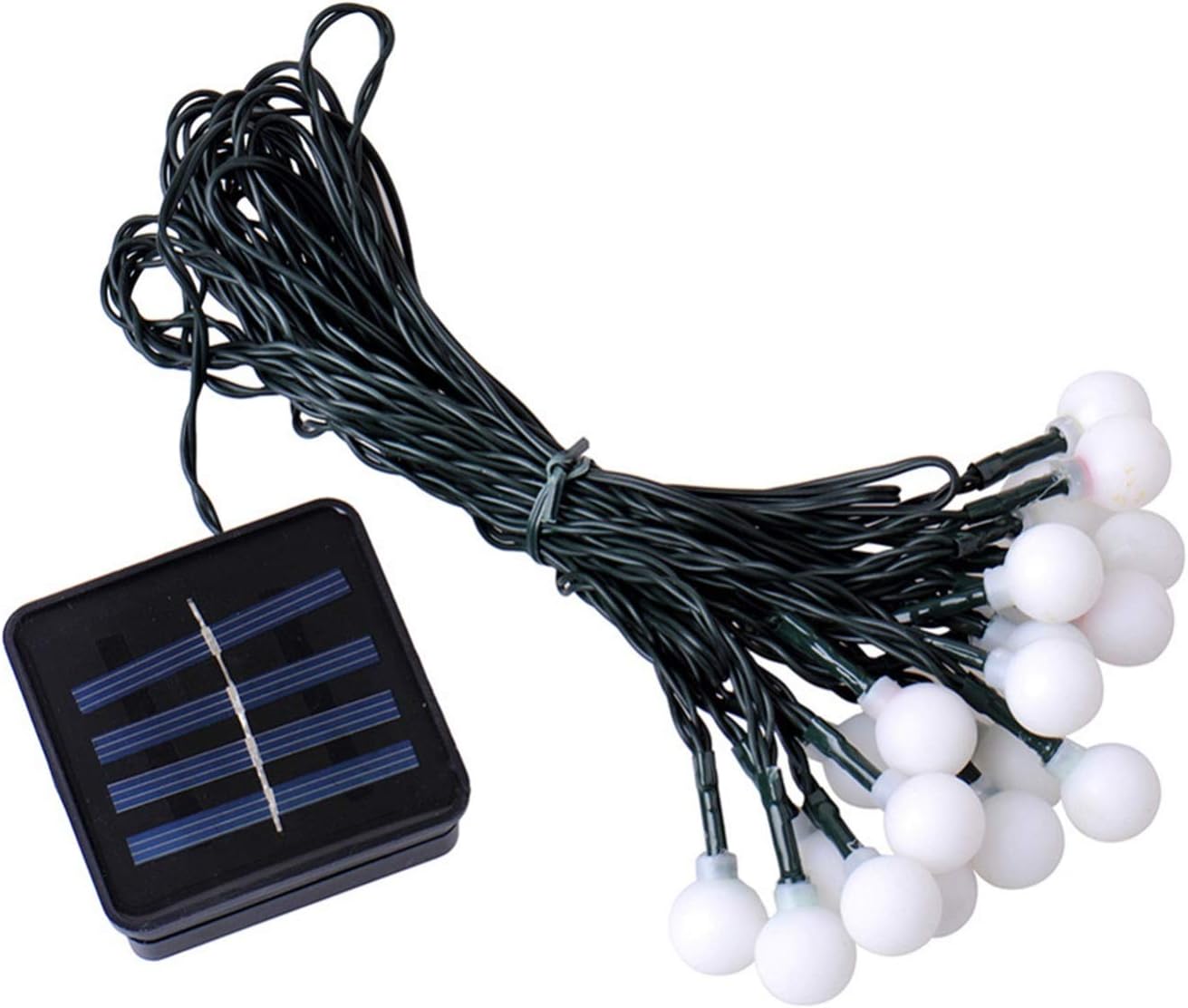 Solar Charge LED String Fairy Light Waterproof Outdoor Garden Lights Lawn Lamp Hoilday Party Christmas Wedding Decoration (Color : Multicolor Size : 7M 50LEDs) (Multicolor 12M 100LEDs)