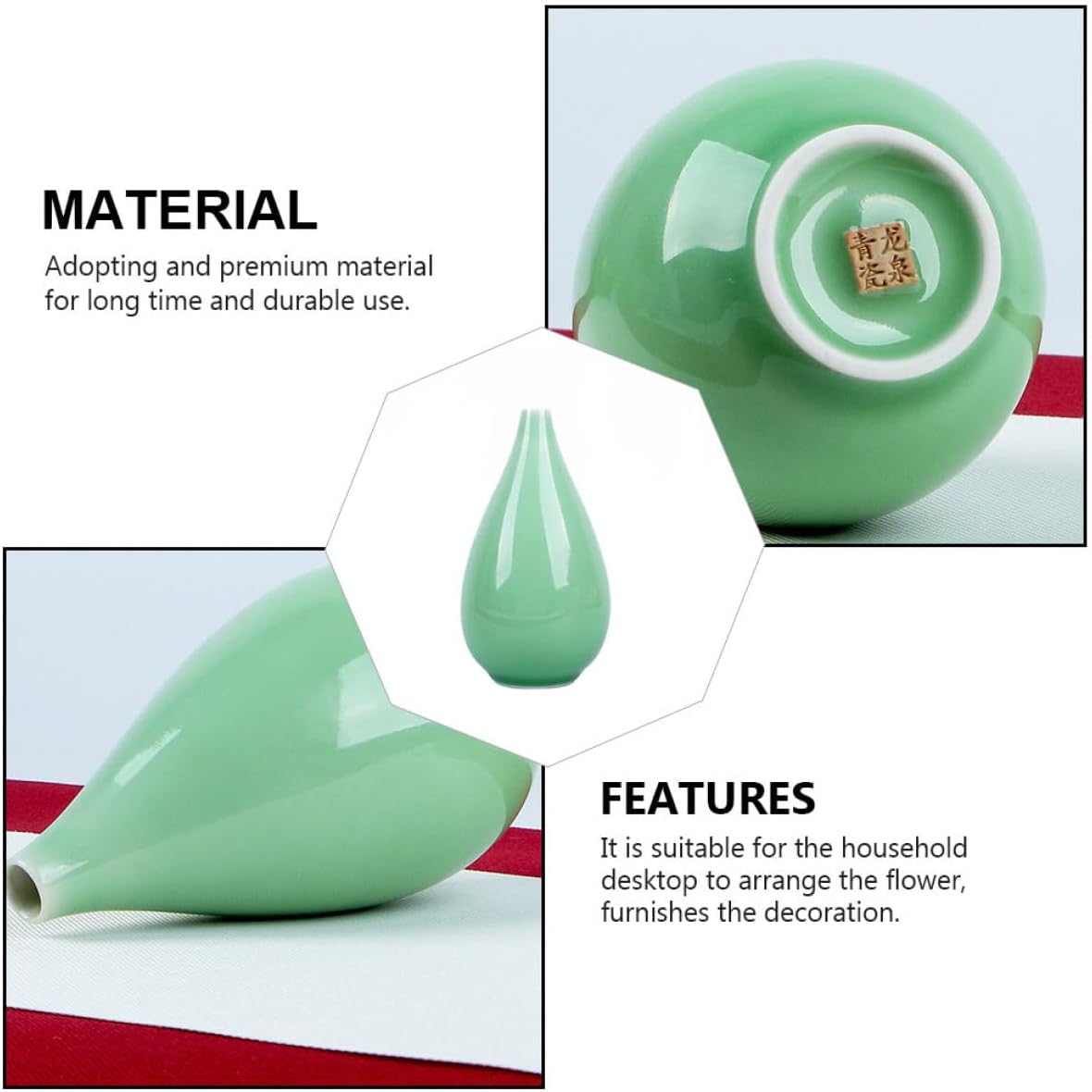 BESTOYARD Artistic Ceramic Vase Nordic Style Hydroponic Flower Planter