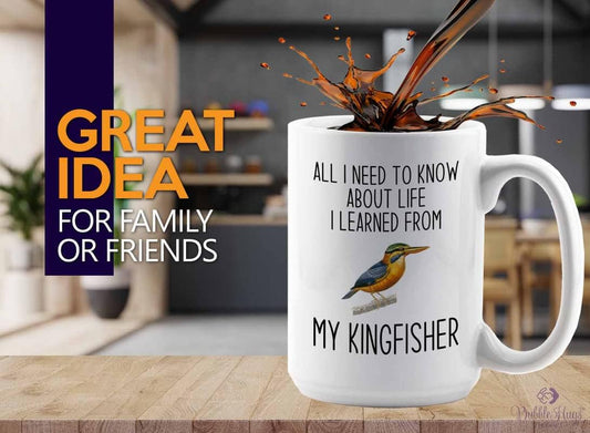 Bird Lover Coffee Mug 15oz White - Lfe my bird - Hummingbird Nest Cage