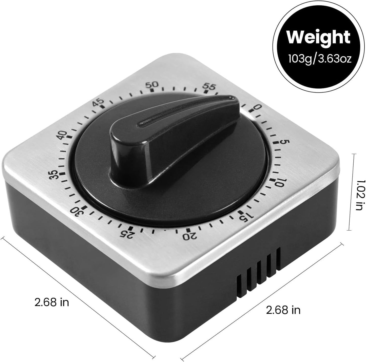 Kitchen Timers for Cooking, Chef Cooking Timer Clock with Loud Alarm,1