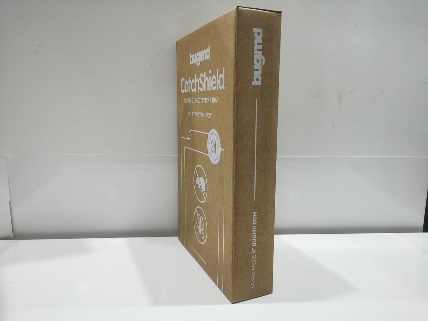 BugMD CatchShield Glue & Sticky Traps for Mice, Rats & Insects – Non-T