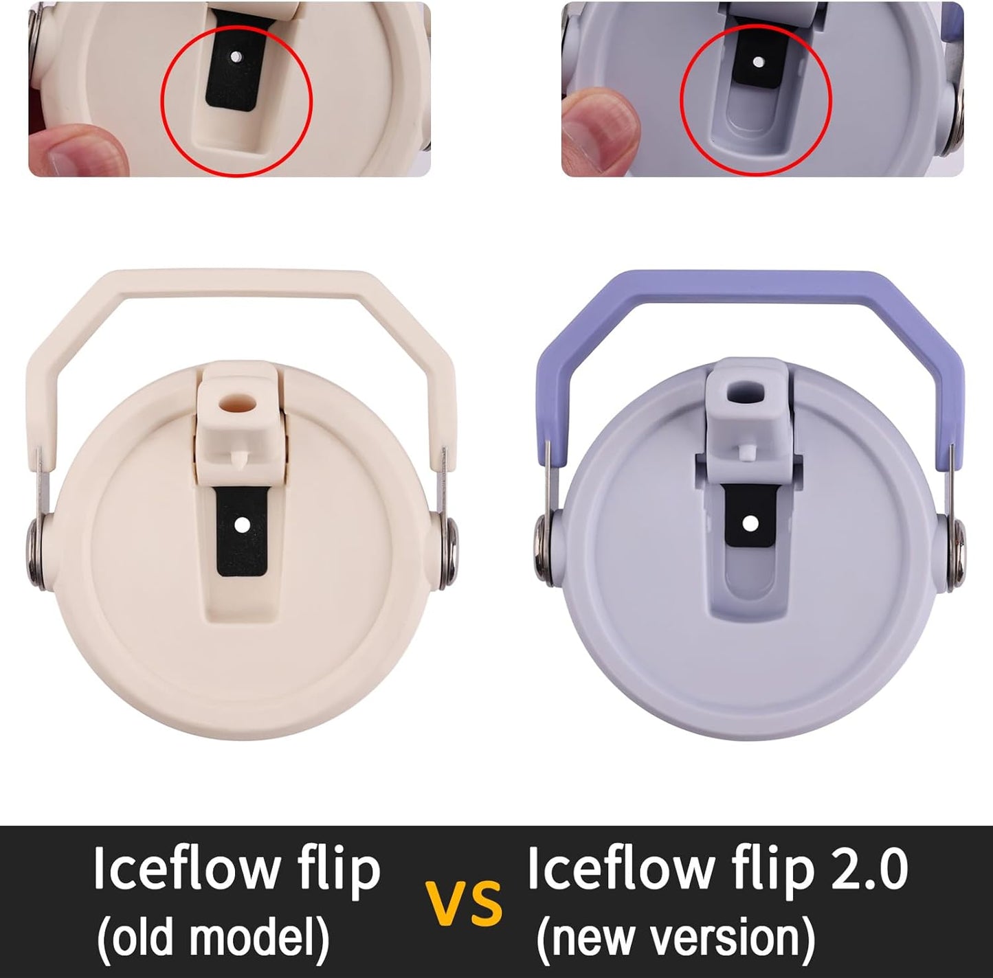 Replacement Straws ONLY Compatible with Stanley IceFlow Flip Straw Tumbler 30 oz,64 oz(Old Model)-Accessories included 6 Straws,1 Cleaning Brush