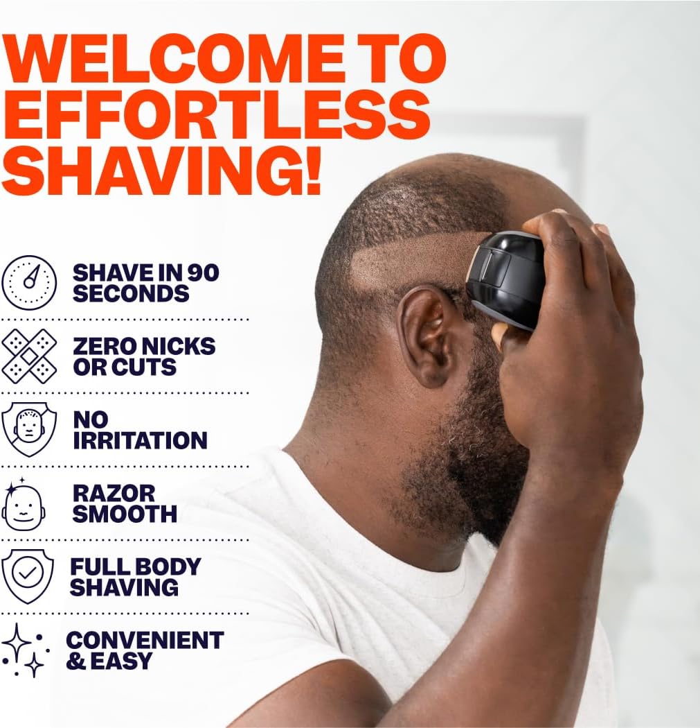 Freebird FlexSeries Electric Head & Body Hair Shaver - Mens Cordless R