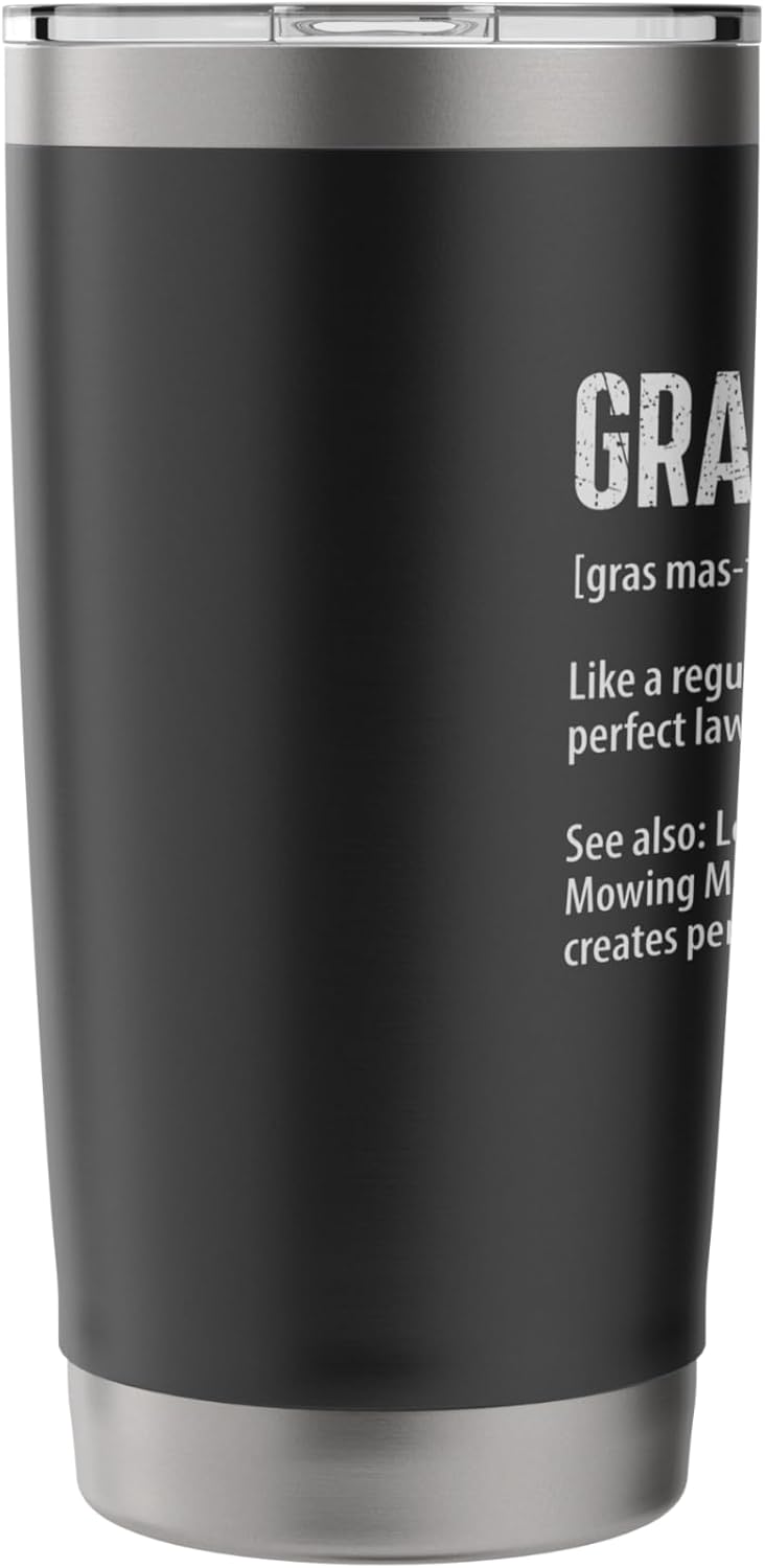 Grass Master - Landscaping Lawn Mower Mowing Stainless Steel Insulated Tumbler