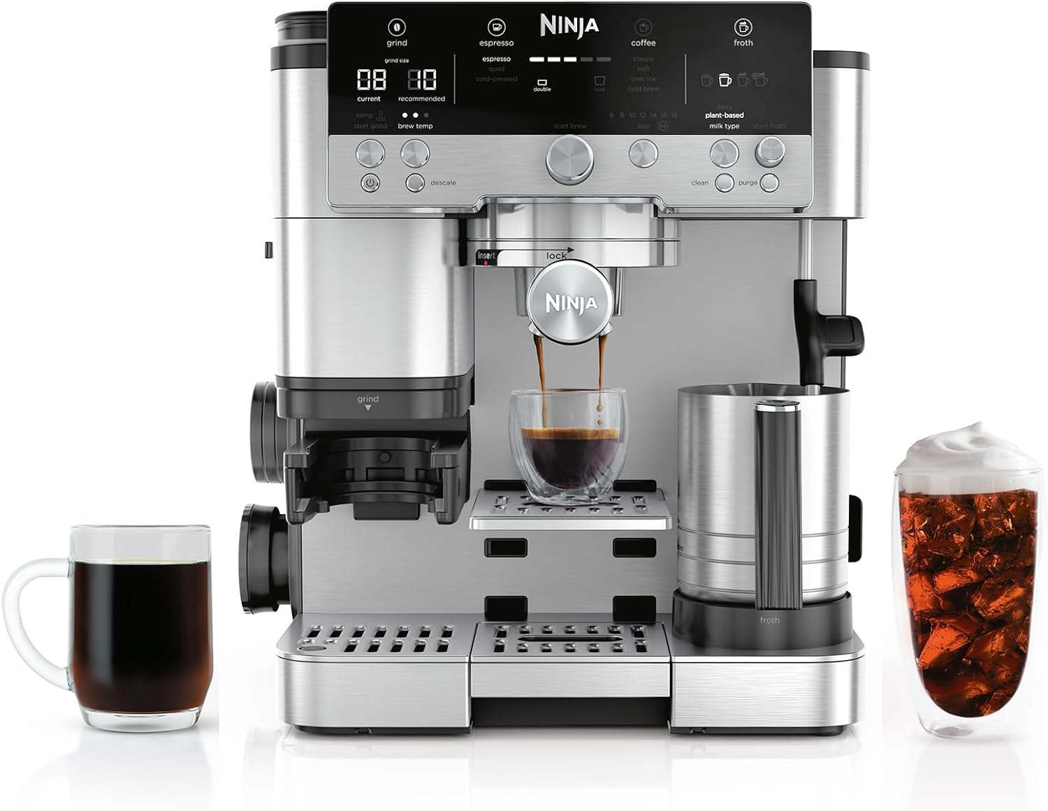 Ninja Luxe Café 3-in-1 Espresso, Drip Coffee and Cold Brew Machine | I