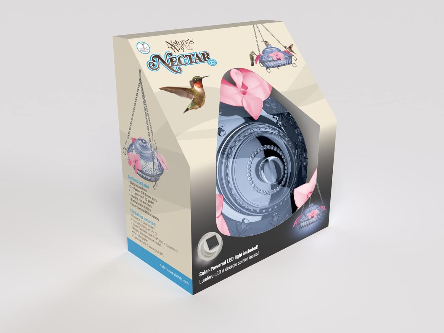 Nature's Way Bird Products ANTHF2-I Illuminated Antique Top-Fill Hummi