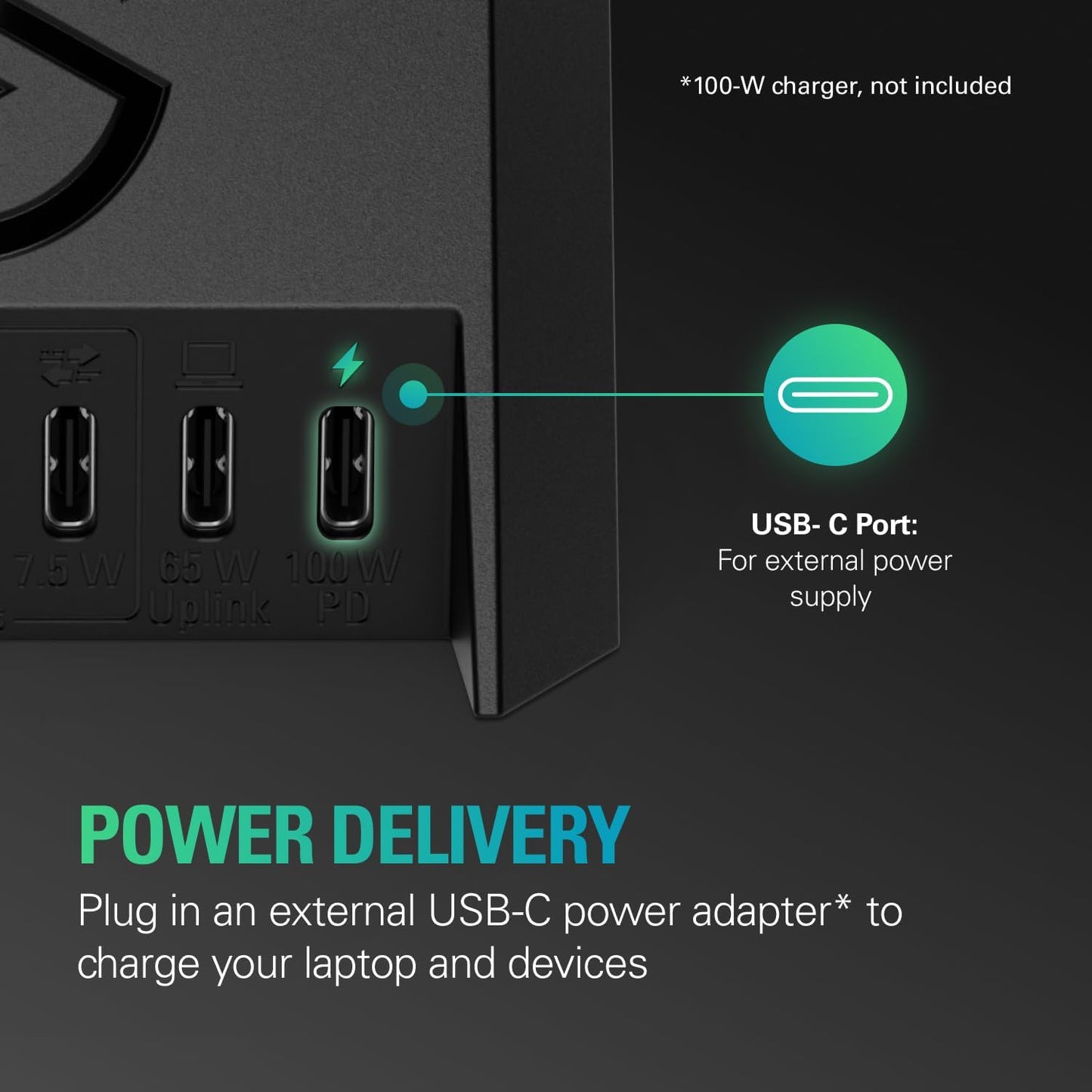 Elgato USB Hub – For Stream Deck +, 2 USB-C Ports/2 USB-A Ports, Power