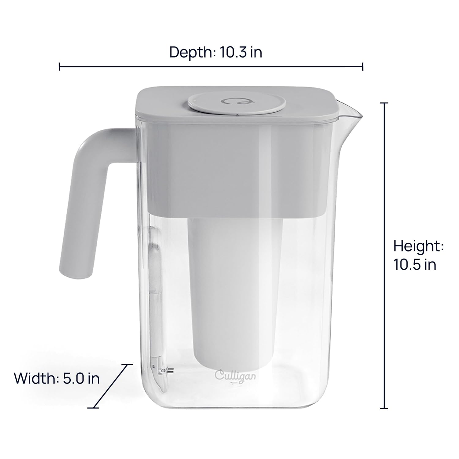 Culligan with ZeroWater Technology 12-Cup Water Filter Pitcher – Inclu