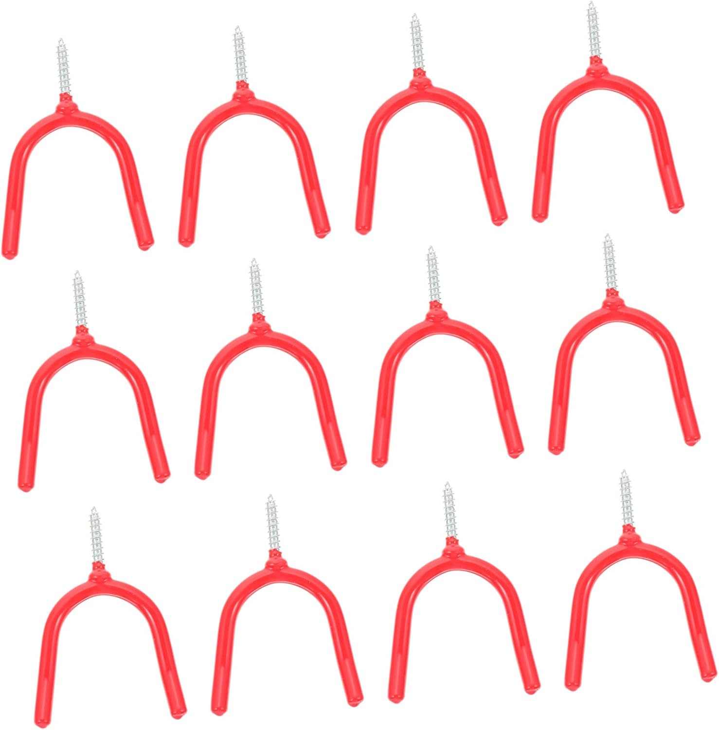 PRETYZOOM 16pcs Y-Shape Multi-Purpose Garage Hooks Heavy Duty Tool Han