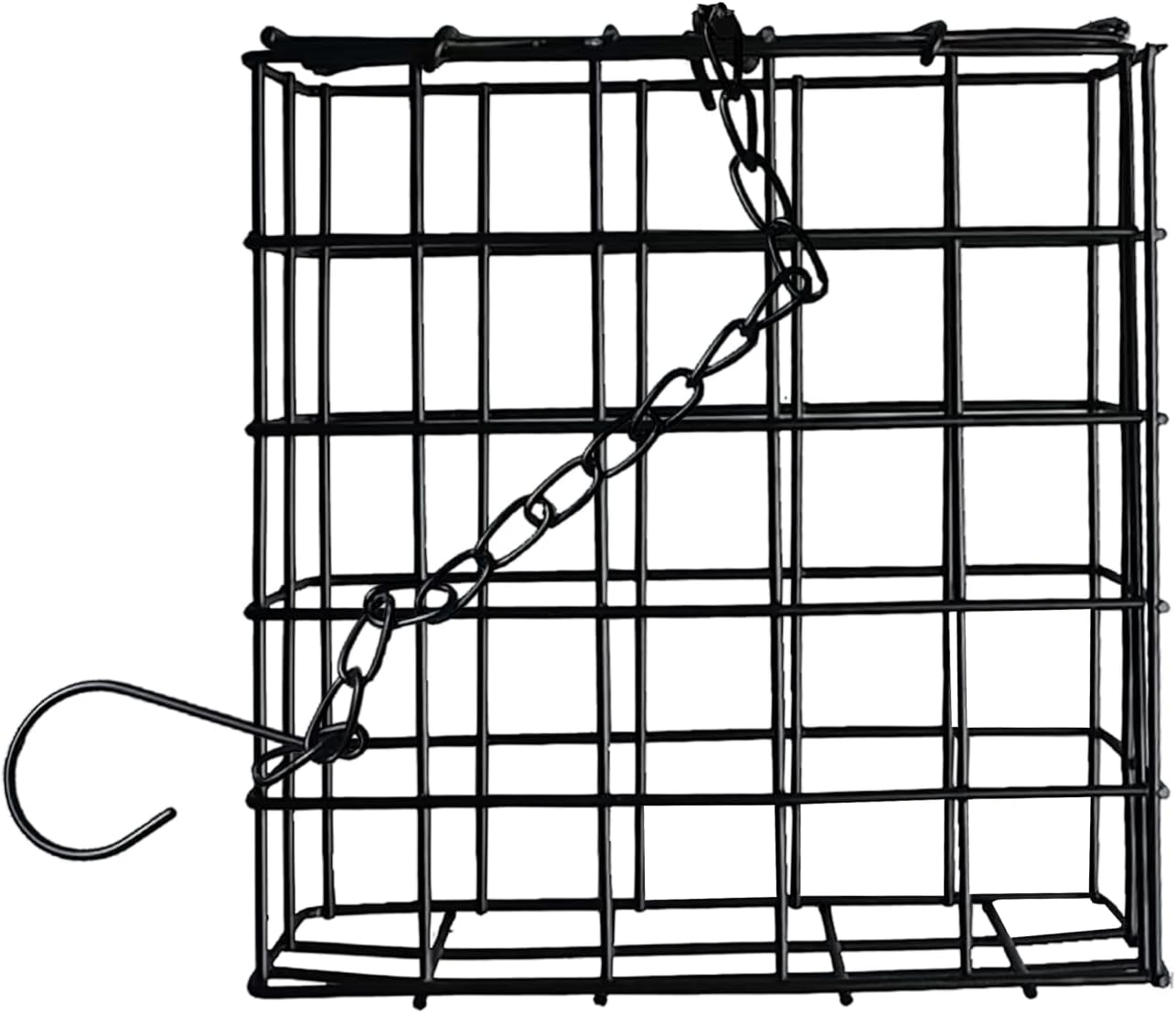 Newhouse Pet Single Cake Suet Basket Bird Feeder NHP-Suet-BLK, Small H