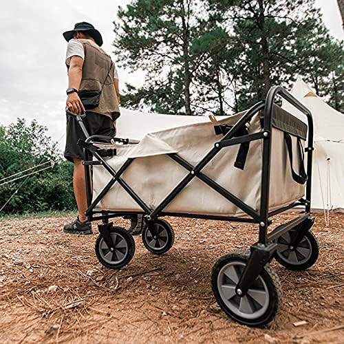 Portable Camping Cart,Camping Wagon, Folding Garden Cart, Shopping Tro
