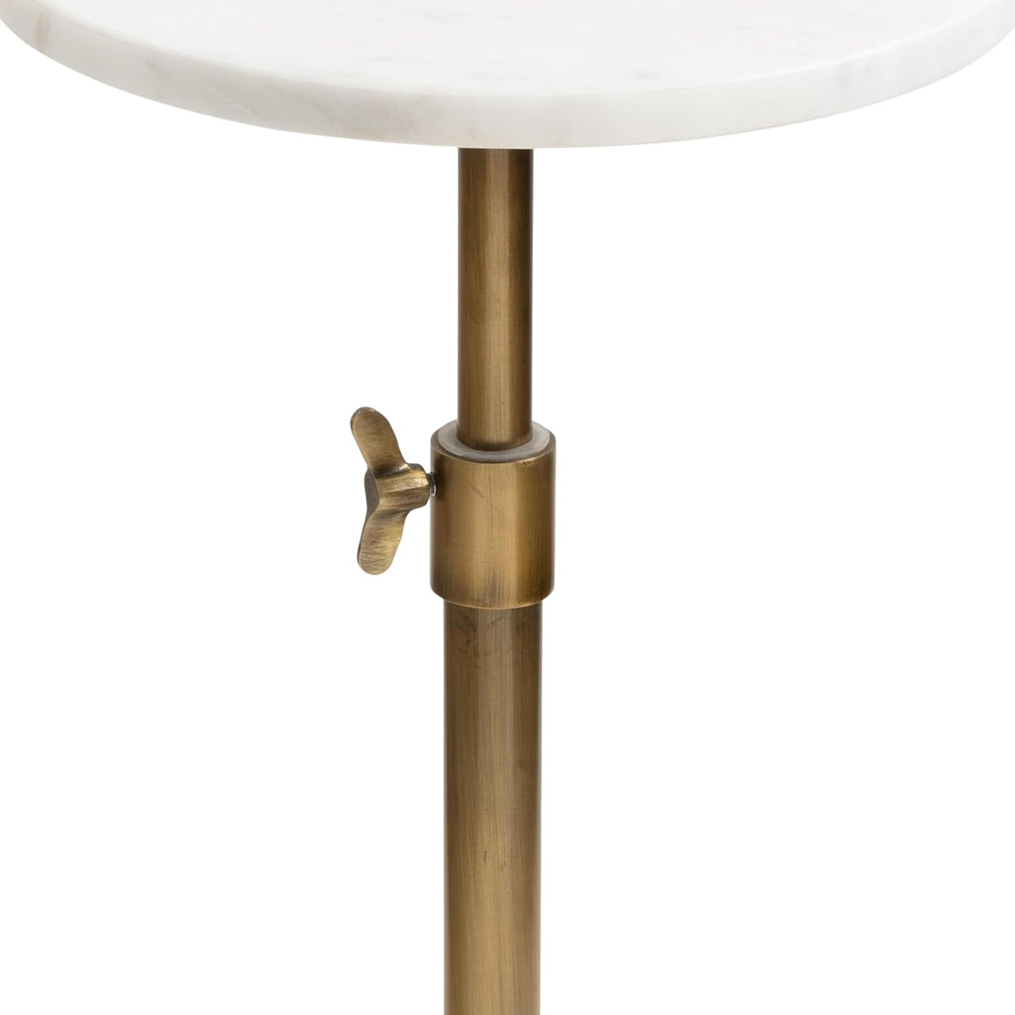 Kate and Laurel Engles Traditional Adjustable-Height Pedestal Drink Ta