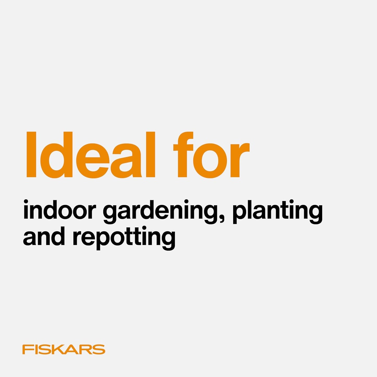 Fiskars Planting Mat for Indoor Gardening – Foldable Repotting Mat and Potting Tray with Snap-Up Sides, Durable Water-Resistant Nylon, 17.5" x 17.5"