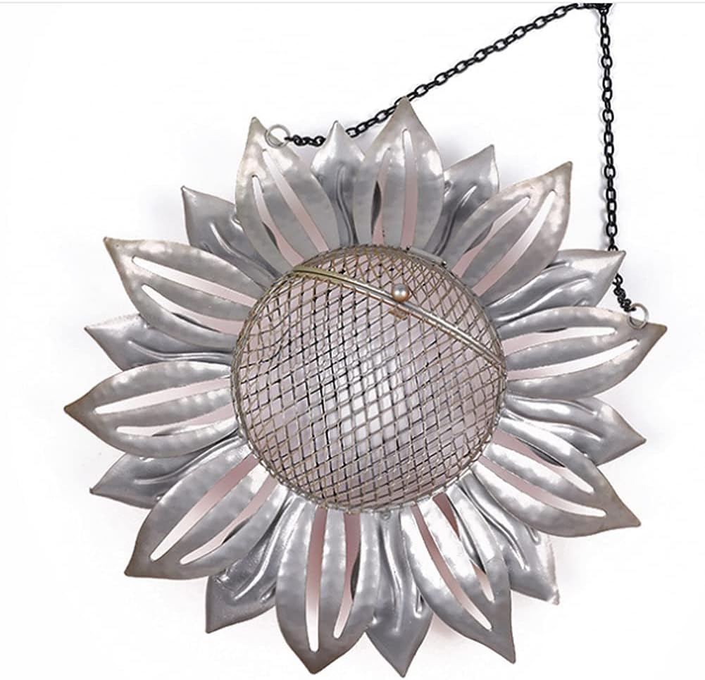 Sunflower Wild Bird Feeder Suncatcher for Garden Yard Outdoor Decoration