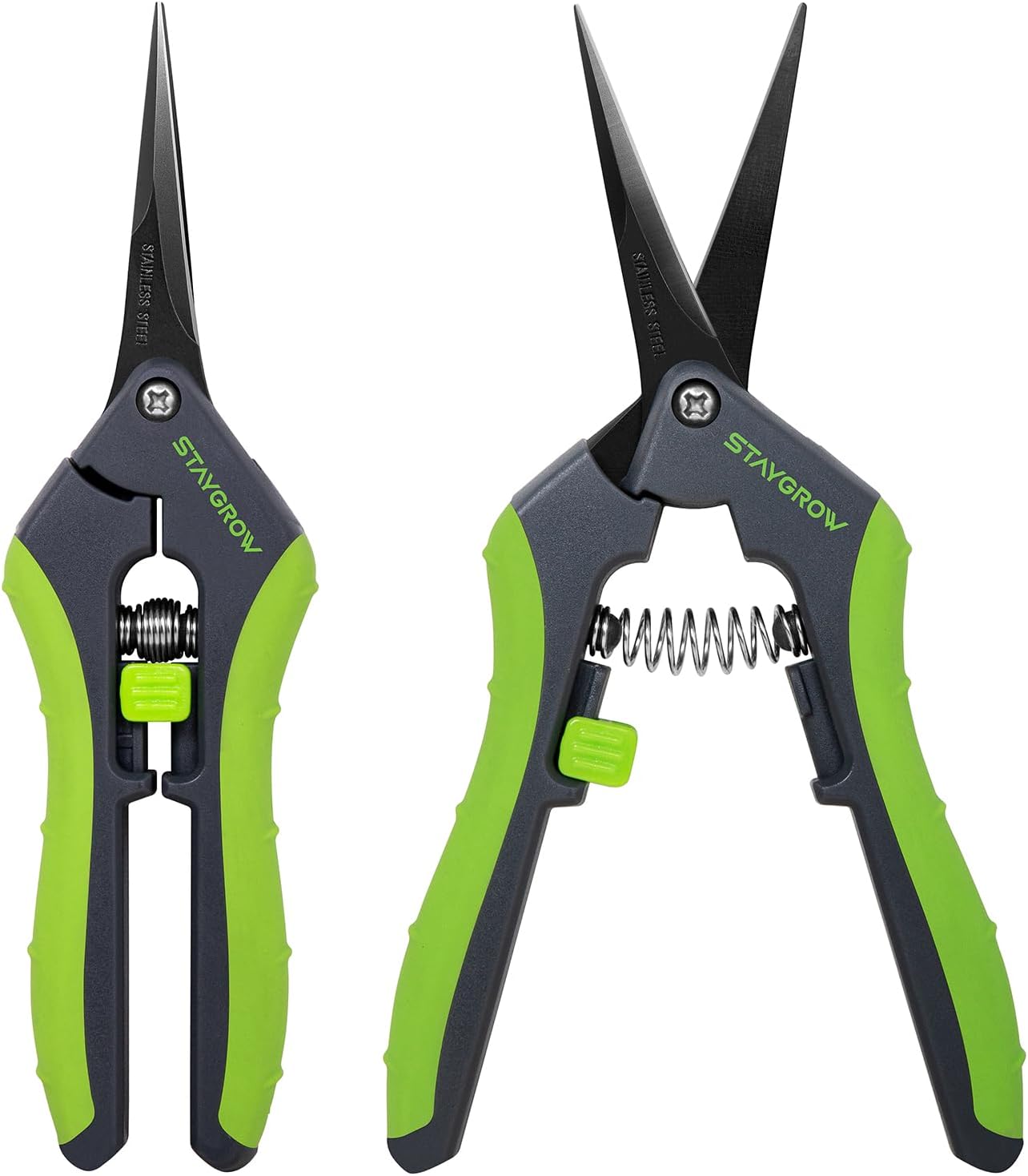 2pcs 6.5" Pruning Shears for Gardening, Ultra Sharp Garden Scissors fo