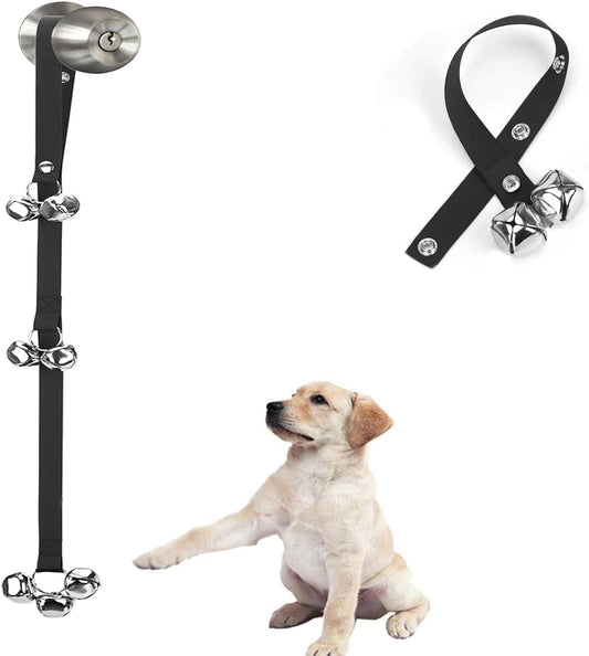 Upgraded Puppy Bells Dog Doorbells for Door Knob/Potty Training/Go Out