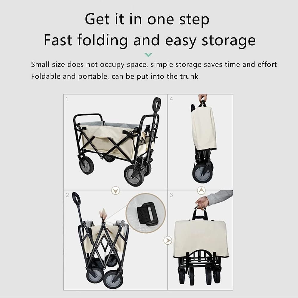Trolleys, Heavy Duty Wagon Trolley Cart,Transport Trailer,with Pull Ha