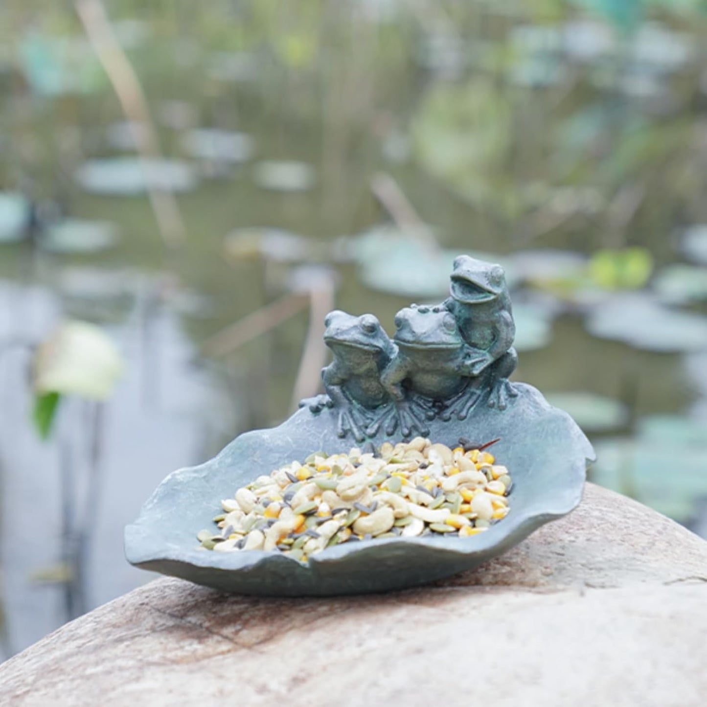 Wild Bird Feeder Birdbath Bowl - Garden Decorations Hummingbird Feeder