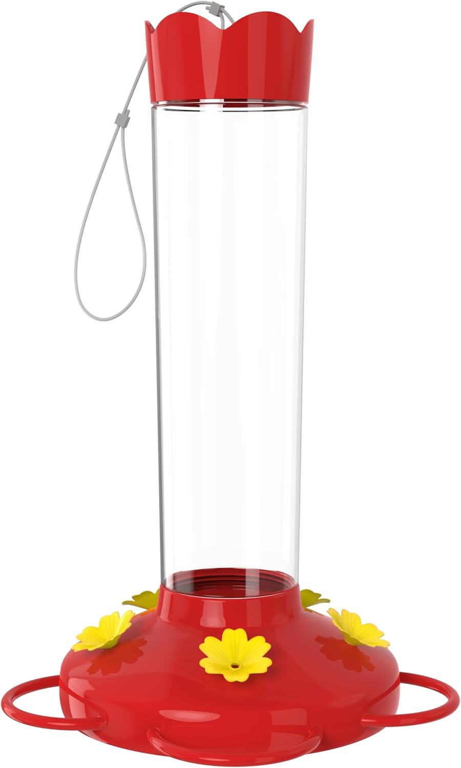 MEKKAPRO Outdoor Hummingbird Feeder Made from Glass, Hanging 5 Nectar 