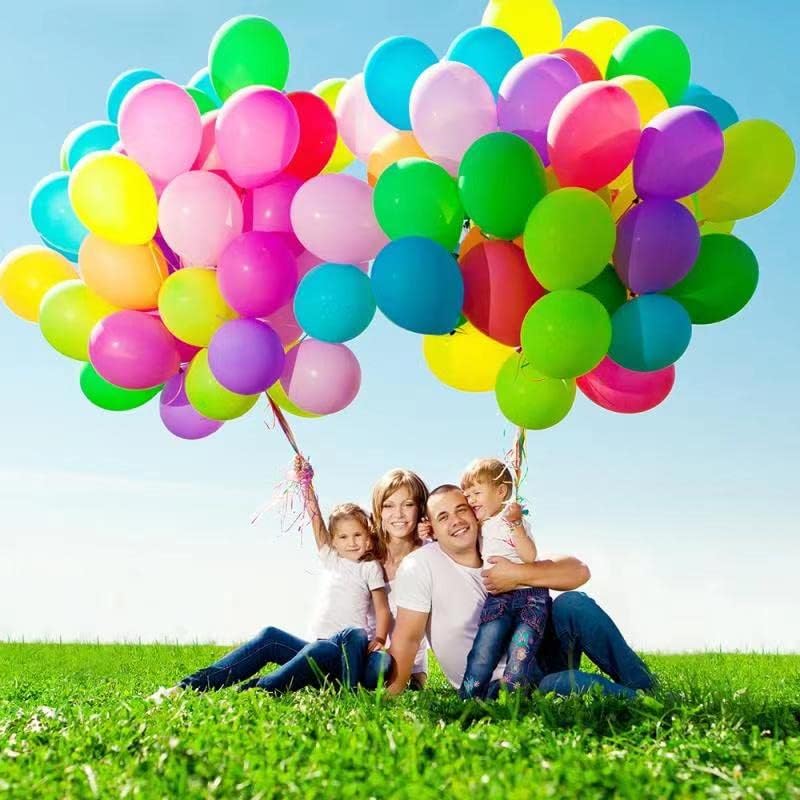 Thickened balloons, 120 PCS Balloons Assorted Colors, Latex Balloons f