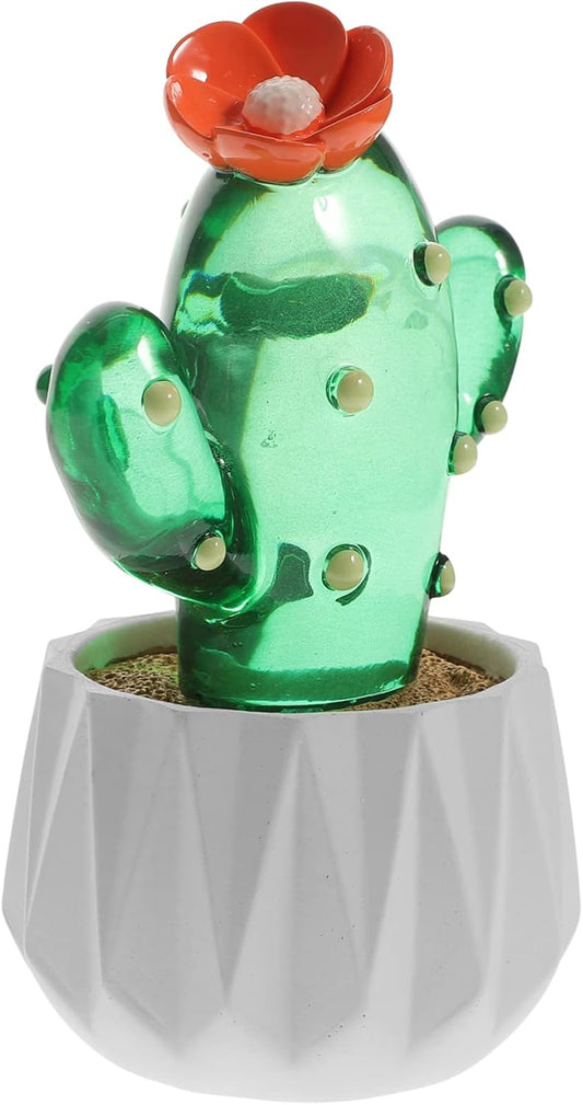 Milisten Artificial Cactus Decor Lifelike Faux Succulent Pot for Home Office Decoration Vibrant Desktop Ornament for Room Bedroom Kitchen and Balcony Option