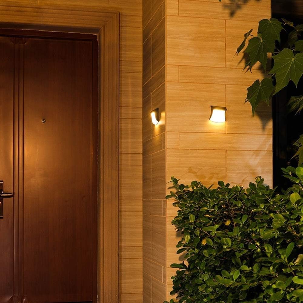 Porch Light Wall Light Sconce Fixture Outdoor Waterproof Garden Solar, Garden Lamps, Decorative Light on The Exterior Wall of The Villa Balcony Corridor/Warm Light