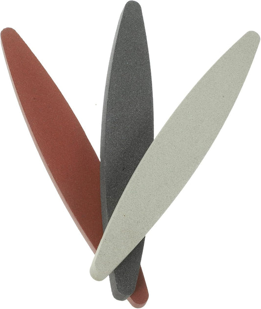 BESTOYARD 3pcs Portable Sharpener Tool for Kitchen and Garden Cutlery 