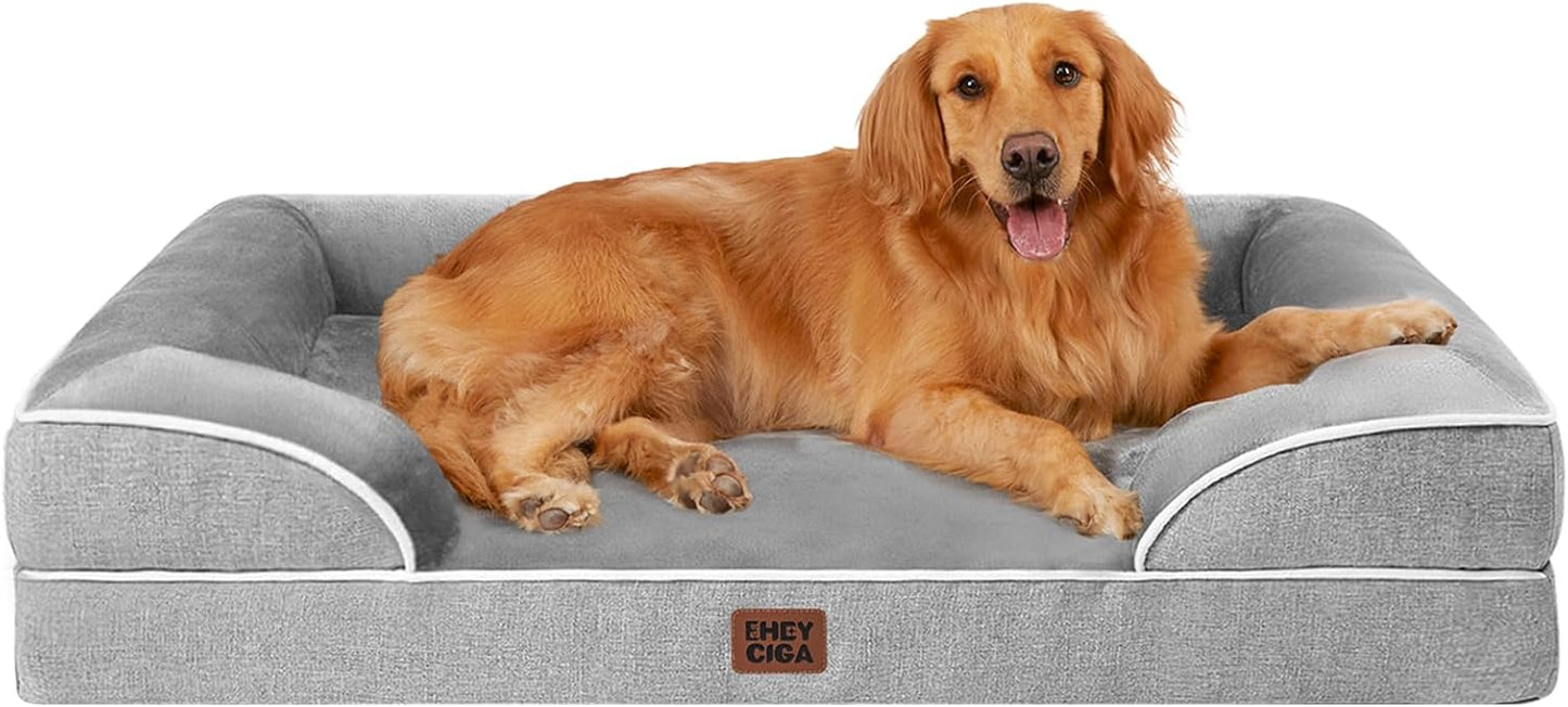 EHEYCIGA Orthopedic Dog Beds for Extra Large Dogs 44x32Inch, Waterproo