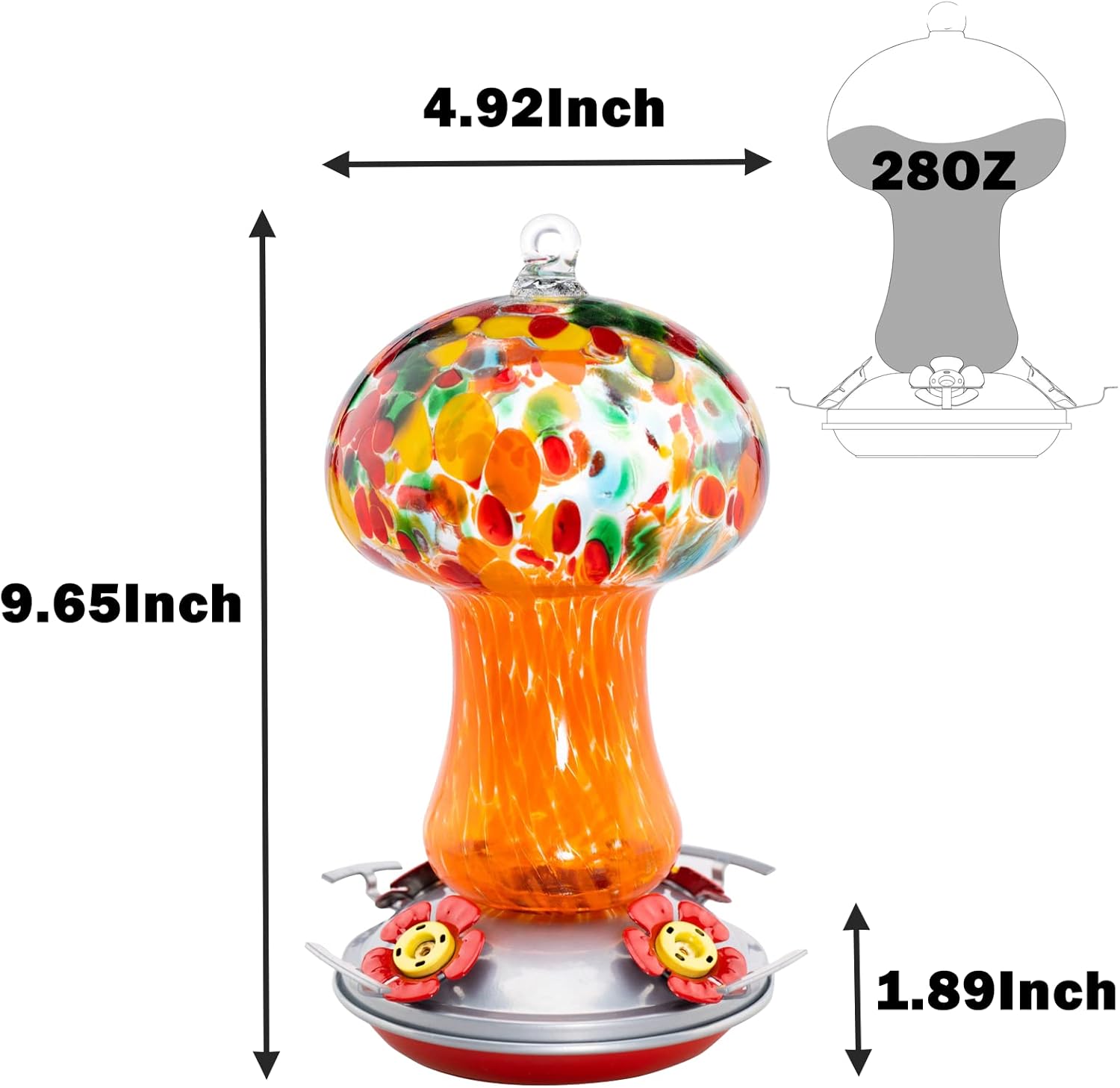 Muse Garden Gifts for Women Hummingbird Feeders for Outdoors Hanging A