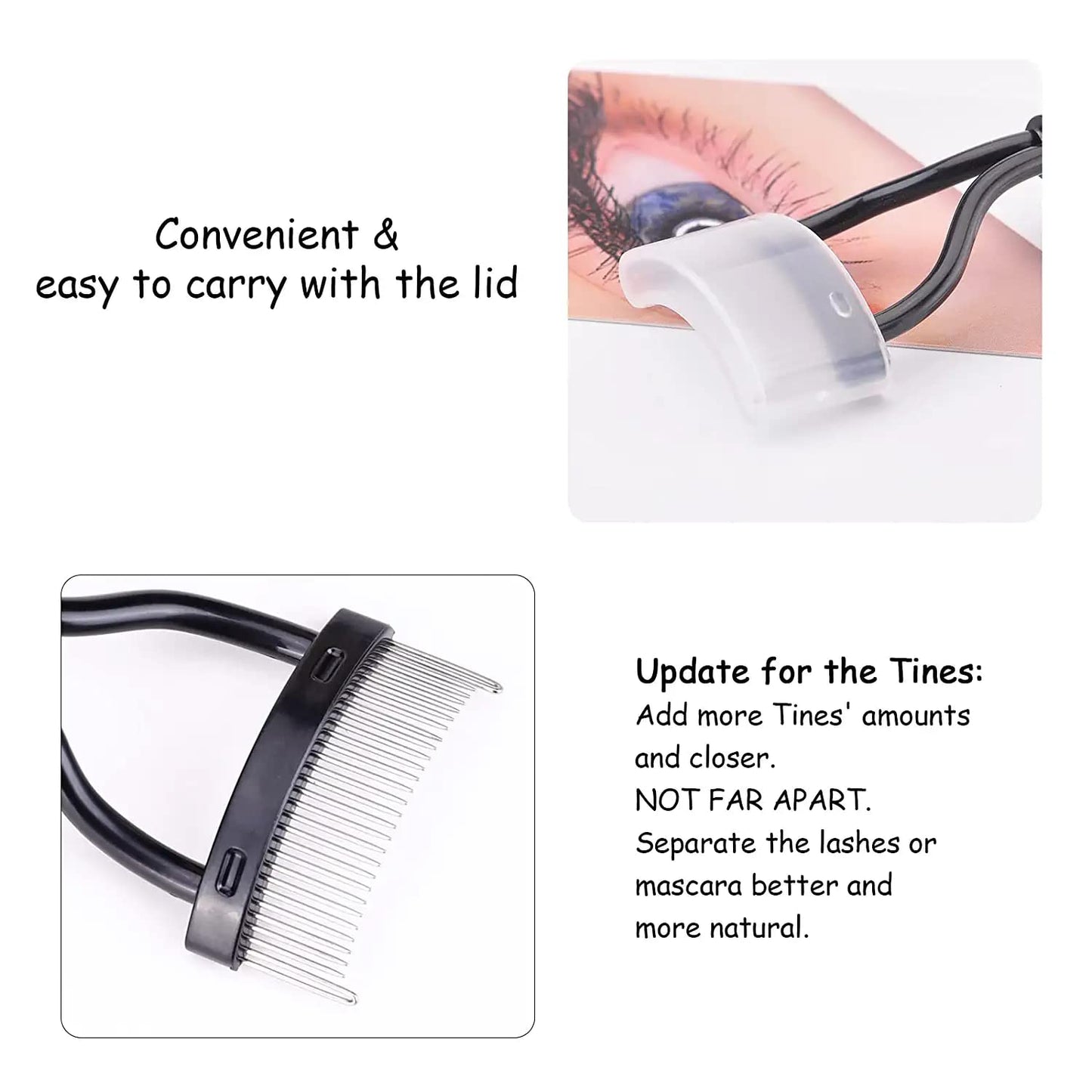 Eyelash Comb MSQ Eyelash Separator Mascara Applicator Eyelash Definer 