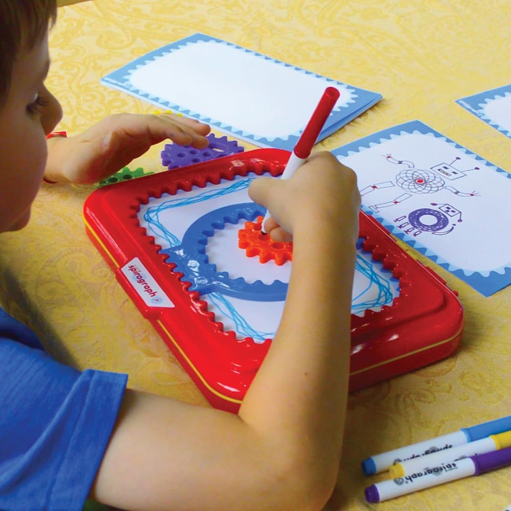 Spirograph Jr. — Jumbo Sized Gears Classic Retro Toy For Spiral Drawin