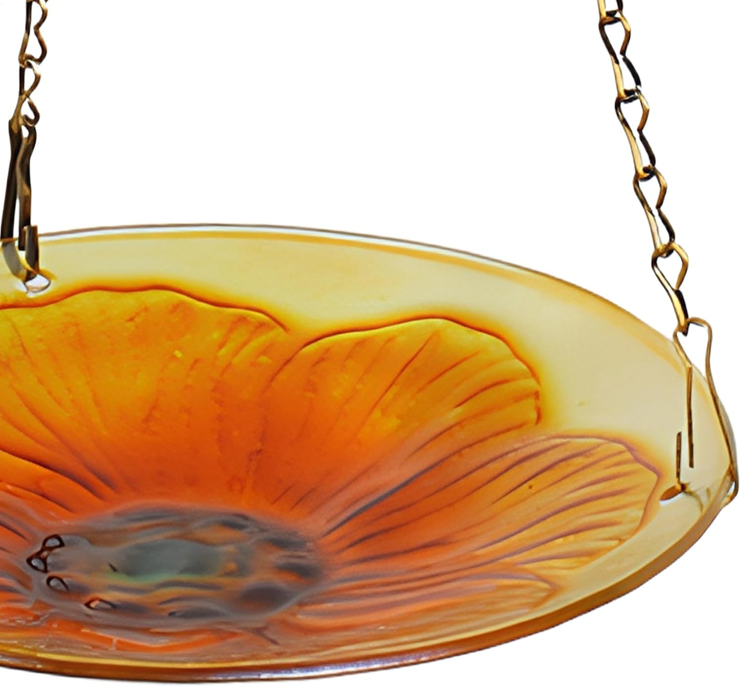 Bird Feeder - Floral Pattern Dish | Bird Feeding Station | for Outdoor